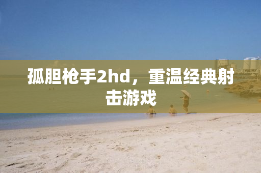 孤胆枪手2hd，重温经典射击游戏