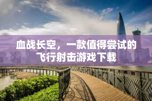 血战长空，一款值得尝试的飞行射击游戏下载