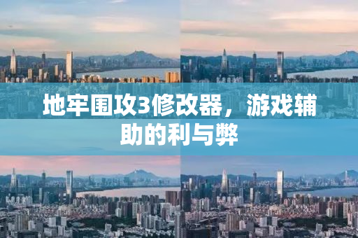 地牢围攻3修改器，游戏辅助的利与弊