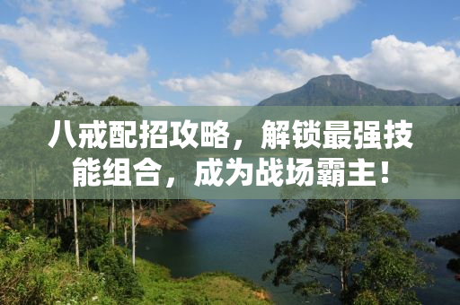八戒配招攻略，解锁最强技能组合，成为战场霸主！