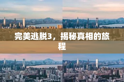 完美逃脱3，揭秘真相的旅程