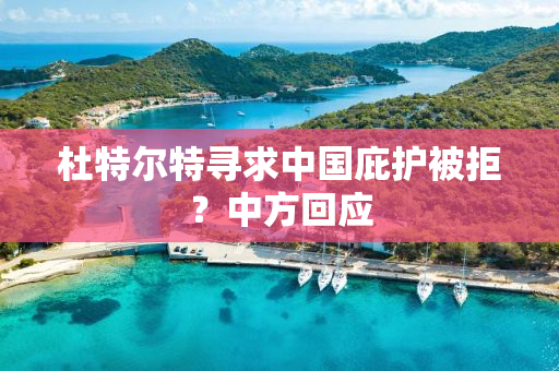 杜特尔特寻求中国庇护被拒？中方回应