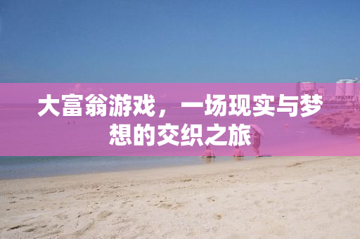 大富翁游戏，一场现实与梦想的交织之旅