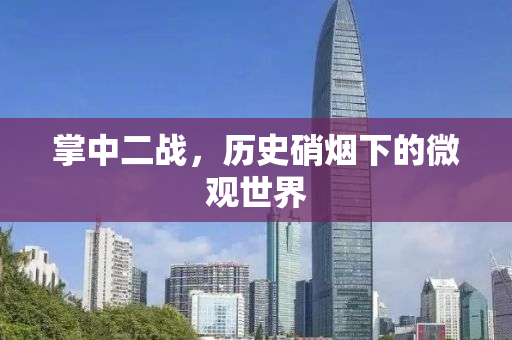 掌中二战，历史硝烟下的微观世界