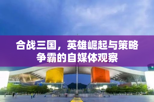 合战三国，英雄崛起与策略争霸的自媒体观察