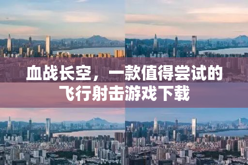 血战长空，一款值得尝试的飞行射击游戏下载