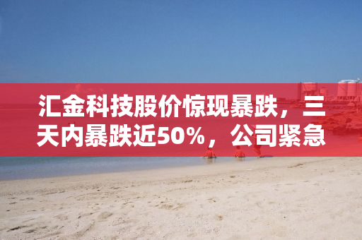 汇金科技股价惊现暴跌，三天内暴跌近50%，公司紧急致歉