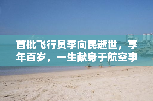 首批飞行员李向民逝世，享年百岁，一生献身于航空事业的卓越飞行员