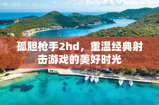 孤胆枪手2hd，重温经典射击游戏的美好时光
