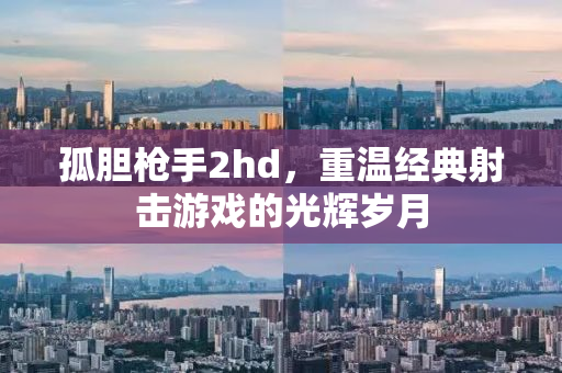 孤胆枪手2hd，重温经典射击游戏的光辉岁月
