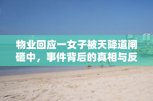 物业回应一女子被天降道闸砸中，事件背后的真相与反思