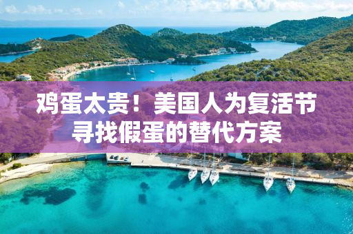 鸡蛋太贵！美国人为复活节寻找假蛋的替代方案