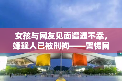 女孩与网友见面遭遇不幸，嫌疑人已被刑拘——警惕网络背后的危险