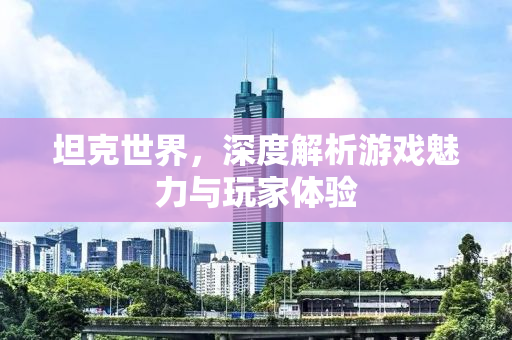 坦克世界，深度解析游戏魅力与玩家体验