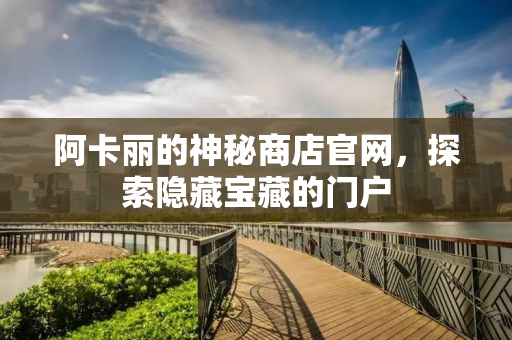 阿卡丽的神秘商店官网，探索隐藏宝藏的门户