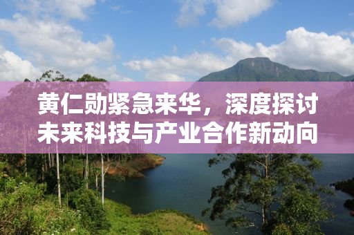 黄仁勋紧急来华，深度探讨未来科技与产业合作新动向