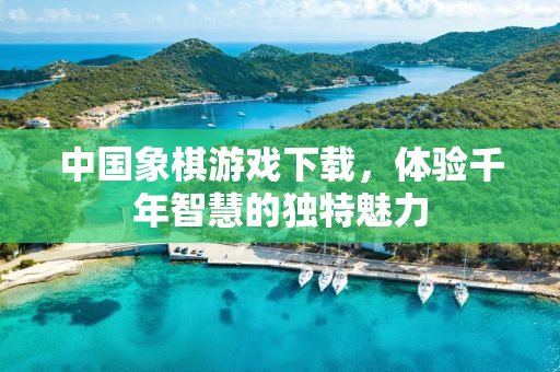 中国象棋游戏下载，体验千年智慧的独特魅力