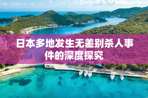 日本多地发生无差别杀人事件的深度探究