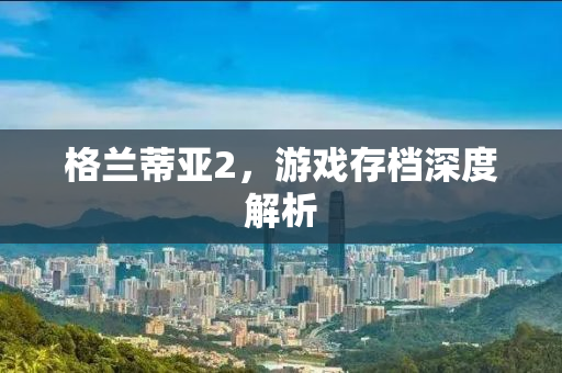 格兰蒂亚2，游戏存档深度解析