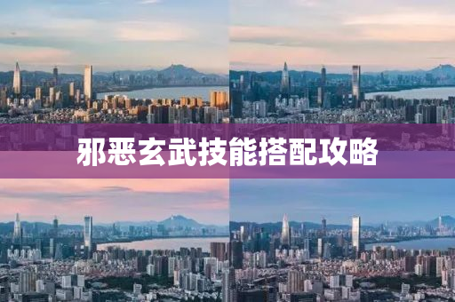 邪恶玄武技能搭配攻略