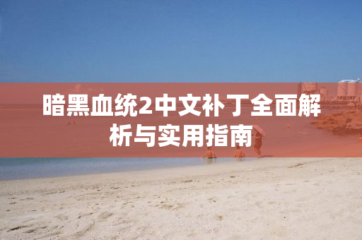 暗黑血统2中文补丁全面解析与实用指南