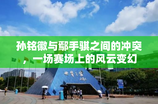 孙铭徽与鄢手骐之间的冲突，一场赛场上的风云变幻