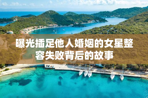曝光插足他人婚姻的女星整容失败背后的故事