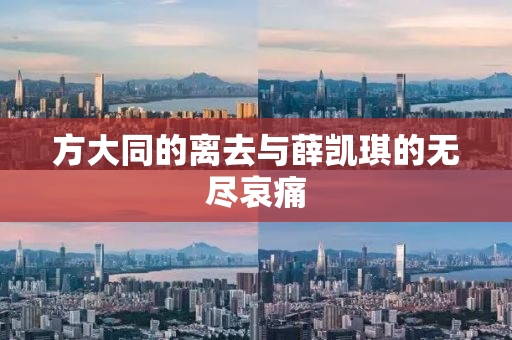 方大同的离去与薛凯琪的无尽哀痛