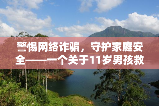 警惕网络诈骗，守护家庭安全——一个关于11岁男孩救父母心切向骗子转账77次的警示故事