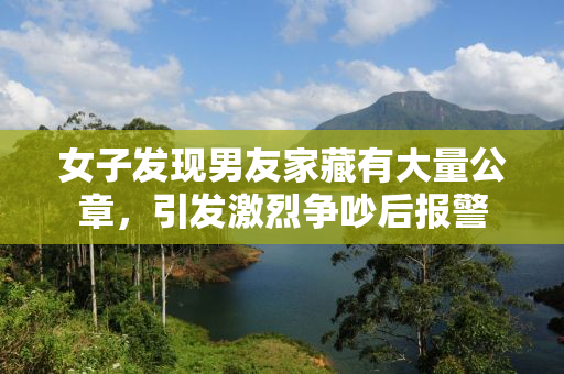女子发现男友家藏有大量公章，引发激烈争吵后报警