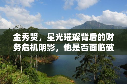 金秀贤，星光璀璨背后的财务危机阴影，他是否面临破产边缘？
