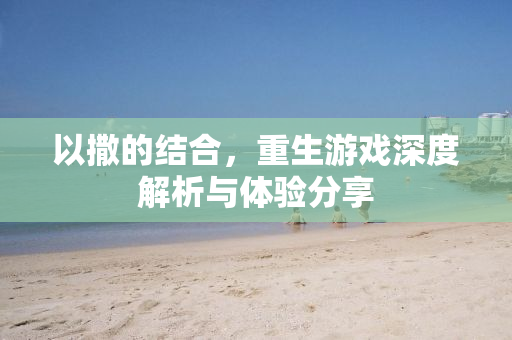 以撒的结合，重生游戏深度解析与体验分享